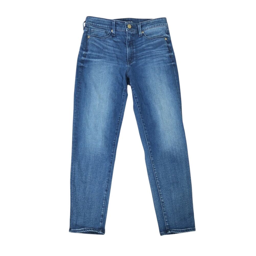 Spanx 5 Pocket Boyfriend Jeans Medium Wash Blue Denim 28